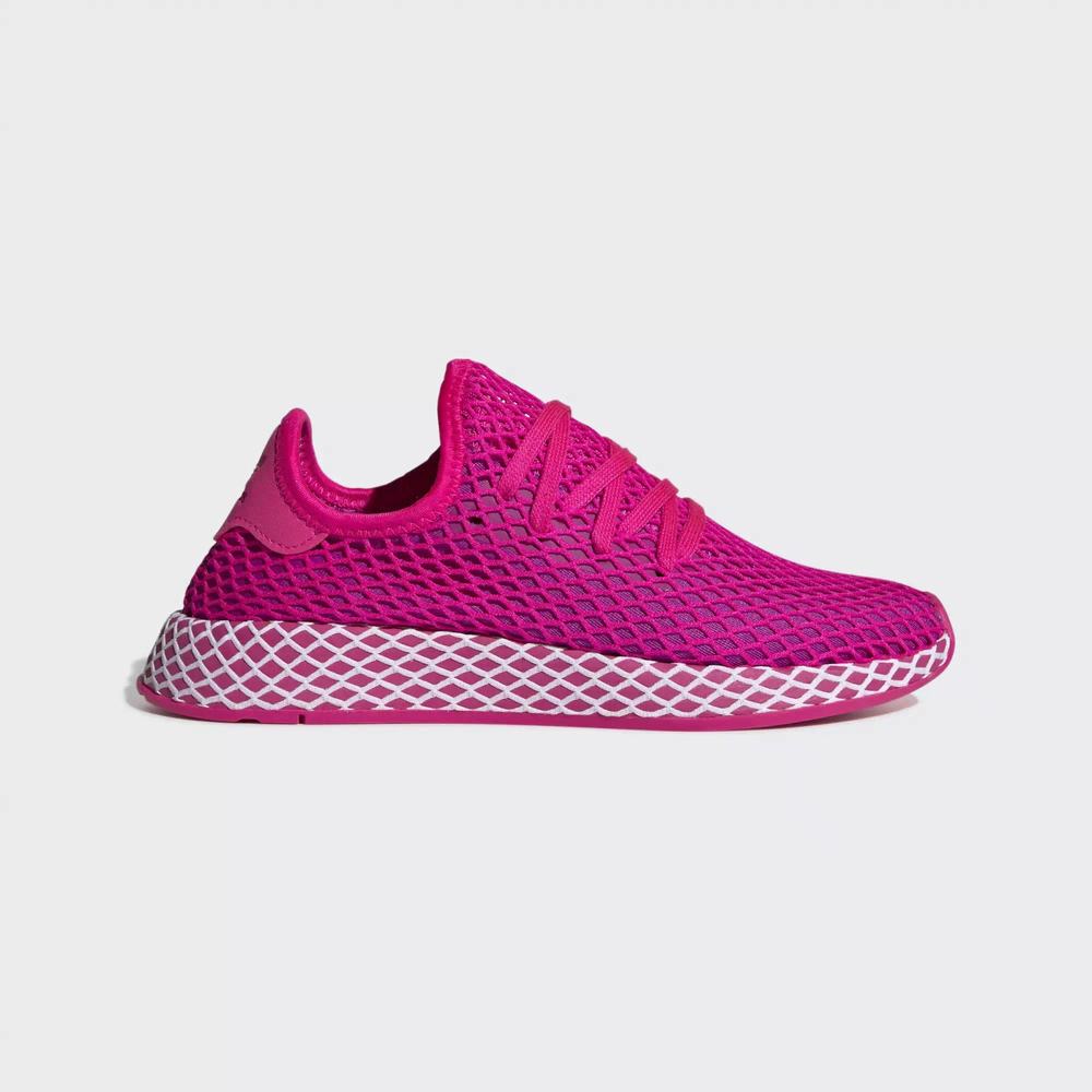 Adidas Deerupt Runner Tenis Rosas Para Mujer (MX-89521)